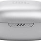 JBL Live Free 2 - True Wireless Noise Cancelling Earbuds, Up to 35hrs of Playtime, 6 mics for Perfect Calls with Zero Noise, IPX5 Waterproof, Oval Tubes for Better Comfort, Isolation, & bass (Silver)