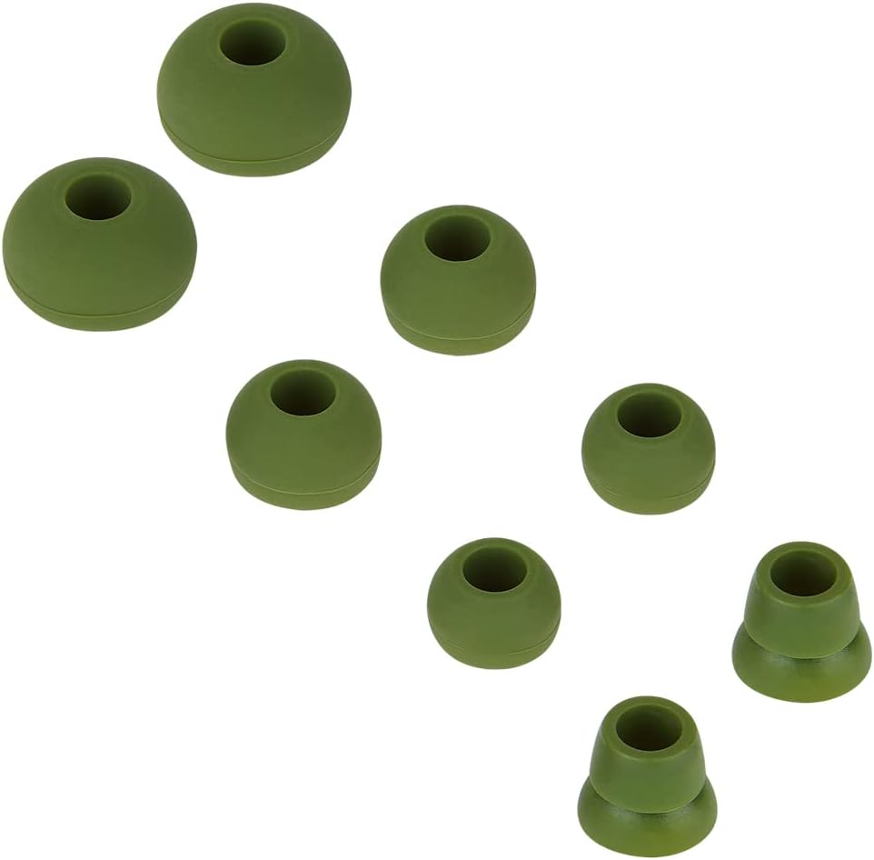 Silicone Ear Bud Tips Replacement Earbud Tips Compatible with Powerbeats 1/2/3 Wireless Beats by Dre Headphones,4 Pairs Earbud Cap
