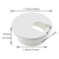 HAHIYO 2Pcs 1.38Inch/35mm White ABS Plastic U-Shaped Desk Grommet Wire Grommet Cable Management Cord Hole Cover Desk Wire Hole Insert Wire Organizer for Computer Office Home School Equipment Systems