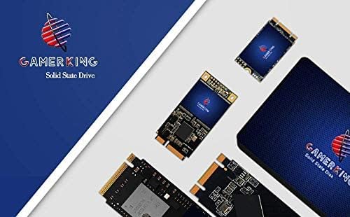 GAMERKING mSATA SSD 64GB 3D NAND SATA III 6 Gb/s, mSATA (30x50.9mm) Internal Solid State Drive - Compatible with Desktop PC Laptop - (MSATA 64GB)