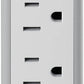 Belkin Wall Mount Surge Protector -3 AC Multi Outlets&2 USB Ports -Flat Rotating Plug Splitter - Wall Outlet Extender for Home,Office,Travel, Computer Desktop & Charging Brick (918 Joules) (Pack of 4)