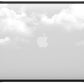 CASETiFY Impact MacBook Air 13" (M1/Intel) Case [Cushioned Impact Corners/Scratch-Resistant/Anti-Slip Grip] - Clouds - Clear Black