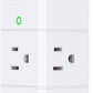 Cruise Ship Essentials - Outlet Extender with Rotating Plug, 6 AC Outlets with USB Charging Ports, Multi Plug Wall Outlet USB C Charger Hub, Non Surge Protector Non Extension Cord