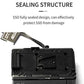 CFast to SSD Adapter, Dual CFast 2.0 Memory Card 4TB to 2.5" SATA3 SSD Converter Compatible for Blackmagic URSA Mini 4K 4.6K Broadcast with Dual V Mount Battery Plate