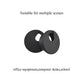 HAHIYO 2Pcs 1.38Inch/35mm Black ABS Plastic U-Shaped Desk Grommet Wire Grommet Cable Management Cord Hole Cover Desk Wire Hole Insert Wire Organizer for Computer Office Home School Equipment Systems