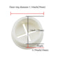HAHIYO 4Pcs 1Inch/25mm White Flexible Rubber Desk Grommet Wire Grommet Cable Management Cord Hole Cover Desk Wire Hole Insert Wire Organizer for Computer Office Home School Equipment Systems