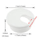HAHIYO 2Pcs 1.77Inch/45mm White ABS Plastic U-Shaped Desk Grommet Wire Grommet Cable Management Cord Hole Cover Desk Wire Hole Insert Wire Organizer for Computer Office Home School Equipment Systems