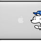 CASETiFY Impact MacBook Air 13" (M1/Intel) Case [Cushioned Impact Corners/Scratch-Resistant/Anti-Slip Grip] - Skater John (Standard) - Clear Black