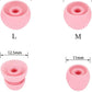 Earbud Tips Earbuds Replacement Tips Replacement Earbud Tips Earbud Covers Silicone Tips Replacement Ear Tips Compatible with Powerbeats Pro Beats Wireless Earphone Headphones 4 Pairs (Pink)