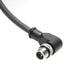 Alvin's Cables M12 X-Code 8 Pin Male to RJ45 Ethernet Cable for Cognex Keyence Camera, High-Flex Cat6a Cable for Industrial Automation, Fieldbus Module, Robotics, Right Angle 65.6ft/20m