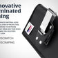 Turtleback Belt Clip for iPhone 16 Pro, 16e, 15 pro 14 Pro 13 Pro -Medium- Fits w/Shockproof Commuter Style Cases, Premium Black Leather, Horizontal Belt Holder, Magnetic Closure HD Rotating Clip