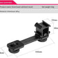 Aluminum Camera Cold Shoe Mount, Hot Shoe Extension Camera Flash Bracket for Light, Mic, with 1/4'' Tripod Screw (ST-002)