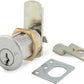 Olympus Locks DCN3 Rekeyable Cam Locks | 1-3/8 in Cylinder KD Key Lock, Grade 1 Cam Lock for Doors & Drawers, US26D Chrome, Keyed Different