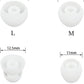 Earbud Tips Ear Tips Replacement Earbud Tips Earbud Replacement Tips Headphone Earbud Tips Earbud Tip Eartips Earbud Covers Compatible With Powerbeats Pro Beats Wireless Earphone 4 Pairs (White)
