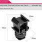 Aluminium Camera Hot Shoe Mount Adapter Video Accessory Triple Cold Shoe Bracket Lights, LED Monitors, Microphones, Audio Recorder & Studio Flash Video Camera