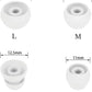 Earbud Tips Replacement Earbud Tips Earbud Replacement Tips Headphones Replacement Ear Pads Ear Tips for Earbuds Compatible with Powerbeats Pro Beats Wireless Earphone Headphones 4 Pairs (Light Grey)