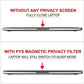 PYS Privacy Screen for Macbook Pro 14 Inch (2021-2023, M1, M2, M3), Magnetic Privacy Screen Protector for Mac 14.2" (A2779/A2442) Anti Fingerprint, Anti Blue Light, Removable, Easy Installation
