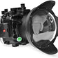 Seafrog Professional Waterproof Housing 6" Dry Dome Port Kit, for Sony A7S III A7SIII A7S3 A7 SIII Alpha 7S III with 16-35mm F4 (Zoom Gear Included) Underwater 40m/130fit Diving Case-Black