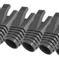 50 Pcs Cat7 Cat7A Cat8 Strain Relief Boot, RJ45 Plug Connector Cover Modular Network Plug Connector Cap Cable Connector Boots, Darkgrey