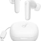 Soundcore by Anker P20i True Wireless Earbuds, 10mm Drivers with Big Bass, Bluetooth 5.3, 30H Long Playtime, Water-Resistant, 2 Mics for AI Clear Calls, 22 Preset EQs, Customization (White)