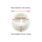 HAHIYO 4Pcs 0.8Inch/20mm White Flexible Rubber Desk Grommet Wire Grommet Cable Management Cord Hole Cover Desk Wire Hole Insert Wire Organizer for Computer Office Home School Equipment Systems