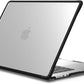 CASETiFY Impact MacBook Air 15" (M2-M4) Case [Cushioned Impact Corners/Scratch-Resistant/Anti-Slip Grip] - Clear Black