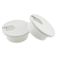 HAHIYO 2Pcs 1.38Inch/35mm White ABS Plastic U-Shaped Desk Grommet Wire Grommet Cable Management Cord Hole Cover Desk Wire Hole Insert Wire Organizer for Computer Office Home School Equipment Systems
