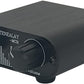 3.5mm Audio Switch with line Volume Controller, 3 in 1 Out 1/8" aux switcher Splitter selector Box, Mini Inline Headphone attenuator Volume Control knob -MC31