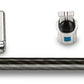 Kensington Universal 3-in-1 Combination Laptop Lock, Computer Security Locking Cable - Resettable Version (K62316WW), Black