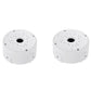 Universal Bullet Security Camera Junction Box Mount Bracket Plastic Rainproof Junction Box Mount Bracket for IP Camera Electric Enclosure, Indoor/Outdoor Wall Cable Junction Base Boxes (2 Pack)