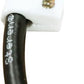 STEREN Coaxial Cable Clips - Cable Holder - Wire Clips - Siding Clips for Hanging - Cord Holder for Desk - Cable Clamps (White, 100 Count - Single Screw)