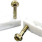 STEREN Coaxial Cable Clips - Cable Holder - Wire Clips - Siding Clips for Hanging - Cord Holder for Desk - Cable Clamps - Cord Clip - Wire Organizer Clips - Tv Mount Screws - White - 10 Pack