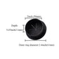 HAHIYO 2Pcs 2Inch/50mm Black ABS Plastic Eight-petaled Desk Grommet Wire Grommet Cable Management Cord Hole Cover Desk Wire Hole Insert Wire Organizer for Computer Office Home School Equipment Systems