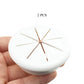 HAHIYO 2Pcs 2.4Inch/60mm White ABS Plastic Eight-petaled Desk Grommet Wire Grommet Cable Management Cord Hole Cover Desk Wire Hole Insert Wire Organizer for Computer Office Home School Equipment