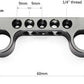 SmallRig Super Lightweight 15mm Railblock, Rod Clamp with 1/4"-20 Thread for Sony for Canon and Other 15mm DSLR Camera Rig Shoulder Support Rail System, Pack of 2-2061