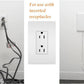 Sleek Socket Original & Patented Ultra-Thin Outlet Concealer With Cord Kit, Flat Extension With Multi Outlets Power Strip, Ideal for Home Improvement, Hide Bulky and Messy Cords
