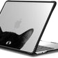 CASETiFY Impact MacBook Air 13.6" (M2-M4) Case [Cushioned Impact Corners/Scratch-Resistant/Anti-Slip Grip] - CAT - Clear Black