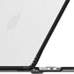 CASETiFY Impact MacBook Air 13.6" (M2-M4) Case [Cushioned Impact Corners/Scratch-Resistant/Anti-Slip Grip] - SLOWCOASTER Sticker - Clear Black