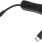 USB-C Extension Cable with Inline On/Off Switch - 6ft Power Control for Monitors, Printers and Gaming | Gold-Plated Connectors and 4K Video Support (Black)