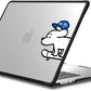 CASETiFY Impact MacBook Air 15" (M2-M4) Case [Cushioned Impact Corners/Scratch-Resistant/Anti-Slip Grip] - Skater John (Standard) - Clear Black