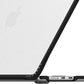 CASETiFY Impact MacBook Air 15" (M2-M4) Case [Cushioned Impact Corners/Scratch-Resistant/Anti-Slip Grip] - Clouds Clear Case - Clear Black