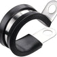 LOKMAN 20 Pack 2 Inches Stainless Steel Cable Clamp, Rubber Cushioned Insulated Clamp, Metal Tube Holder for Tube, Pipe or Wire Cord Installation