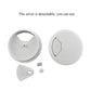 HAHIYO 2Pcs 3.15Inch/80mm White ABS Plastic Sector-Shaped Desk Grommet Wire Grommet Cable Management Cord Hole Cover Desk Wire Hole Insert Wire Organizer for Computer Office Home Equipment System