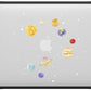 CASETiFY Impact MacBook Air 13" (M1/Intel) Case [Cushioned Impact Corners/Scratch-Resistant/Anti-Slip Grip] - Solar System - Clear Black