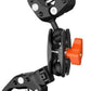 K&F CONCEPT Double Super Clamp Camera Mount with 1/4" Threads Metal Clamp for Chair, Pole, Tripod, Desk, Flag, Umbrella, Motorcycle Mount