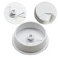 TuTuYa 8PCS Desk Grommet, Desk Grommet 50mm(2Inch) Desk Cable Grommet Desk Cable Hole Covers with Hole Saw, Ideal Solution for Office and Home Table Cable (White, 2Inch_50mm)