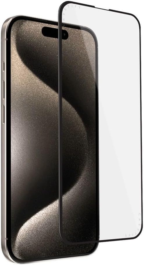 CASETiFY Impact HD Screen Protector [Strengthened 9H aluminosilicate glass, applicator included] for iPhone 15
