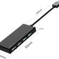 USB 3.0 Hub, 4 Port USB Hub Splitter,Portable USB Adapter Mini Multiport Expander for Desktop, Laptop, Xbox, Flash Drive, HDD, Console, Printer, PC, Keyboards, HP, Dell