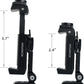 Metal Phone Tripod Mount w Rotatable Cold Shoe for Micphone Easy Use,Compatible with iPhone Tripod Adapter, Cell Phone Mount Holder,Hot Video Creater Vlogging Rig