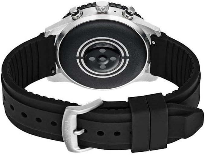 Citizen CZ Smart PQ2 44MM Sport Smartwatch with YouQ App with IBM Watson® AI and NASA research, Wear OS by Google, HR, GPS, Fitness Tracker, Amazon Alexa™, iPhone Android Compatible, IPX6 Rating